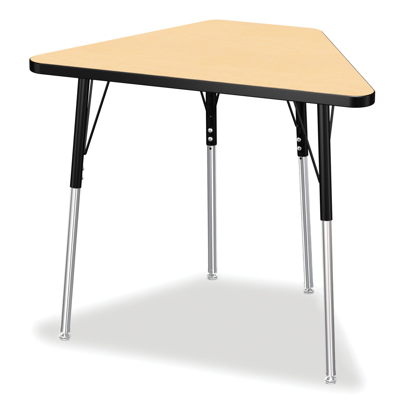 Berries Tall Trapezoid Desk - Freckled Gray/Black/Black