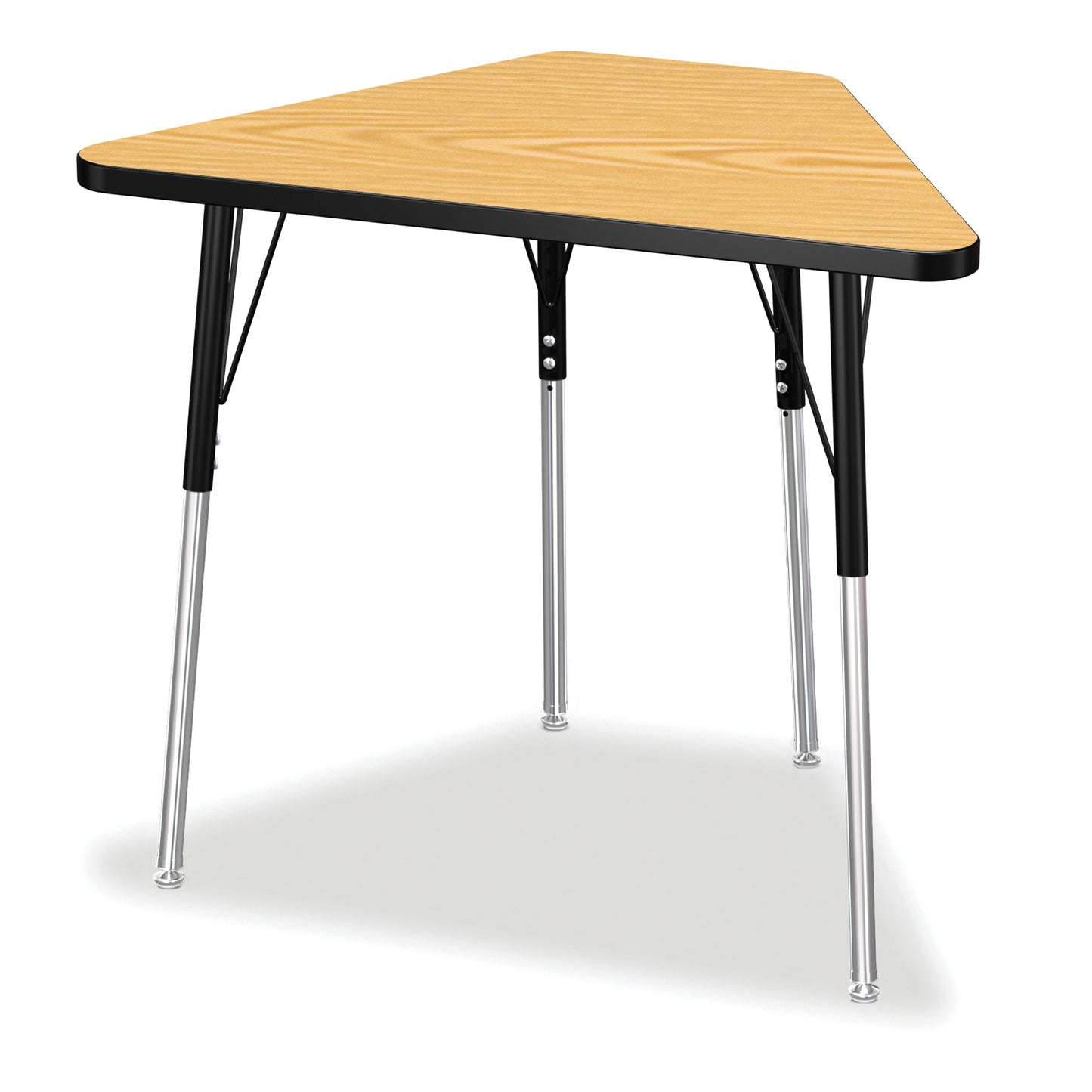 Berries Tall Trapezoid Desk - Freckled Gray/Black/Black