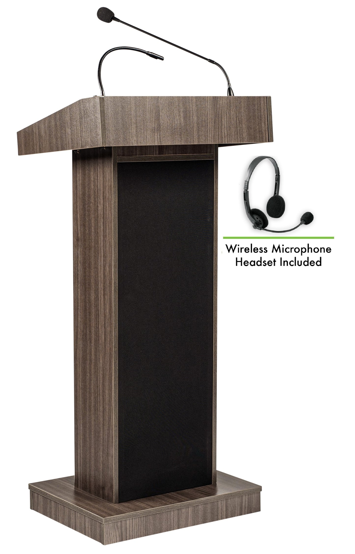 Orator Lectern with Wireless Headset Mic