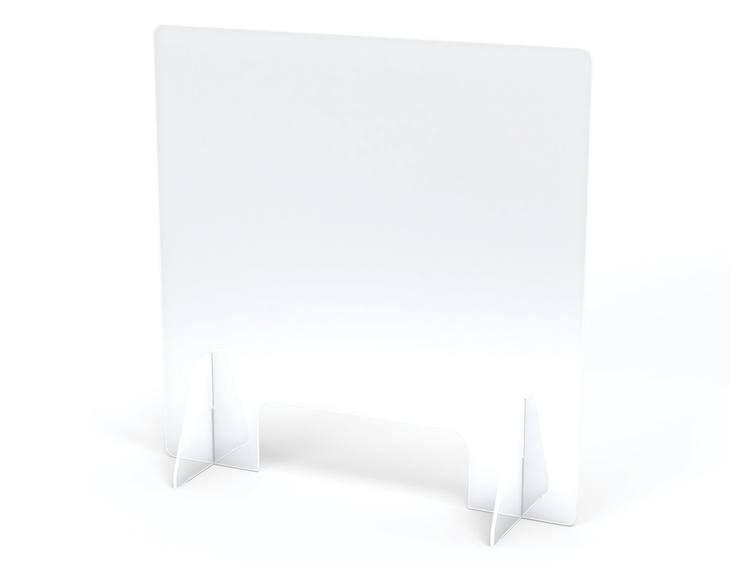 Jonti-Craft See-Thru Table Divider Shields - 2 Station with Opening - 24" x 8" x 23.5"