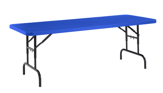 30 x 72 Height Adjustable Heavy Duty Folding Table