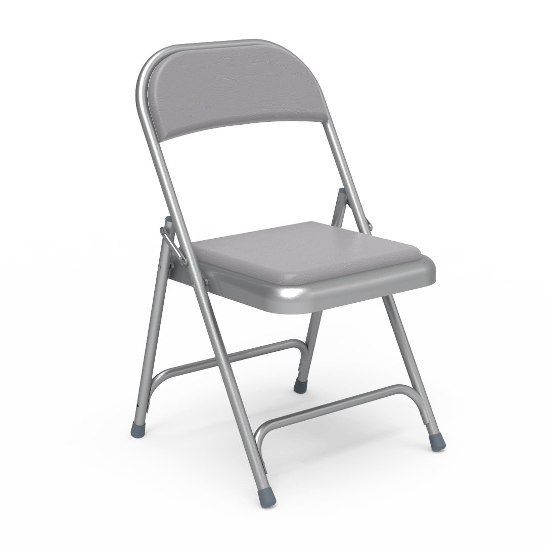 168 Padded Steel Folding Chair (Pack of 4)