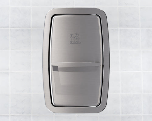 SS Vertical Recessed-Mounted Changing Station