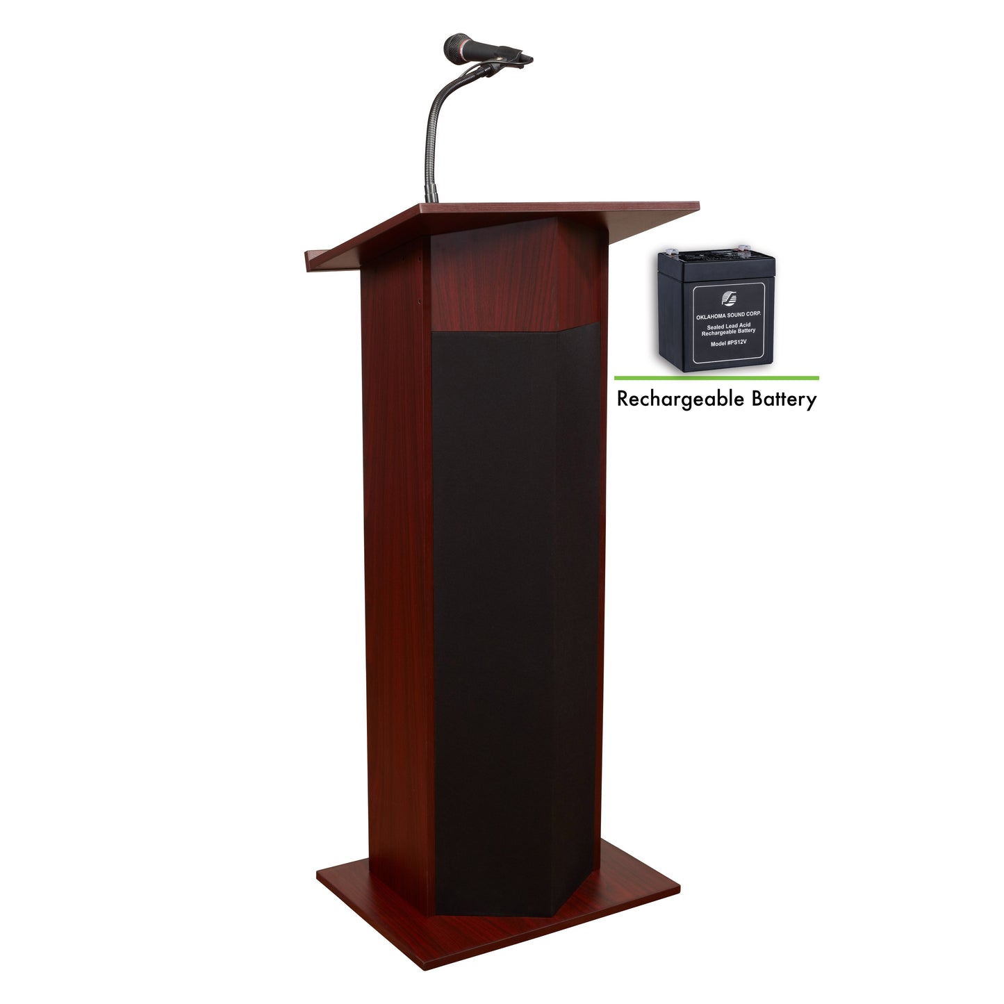 Power Plus Lectern and Rechargeable Battery