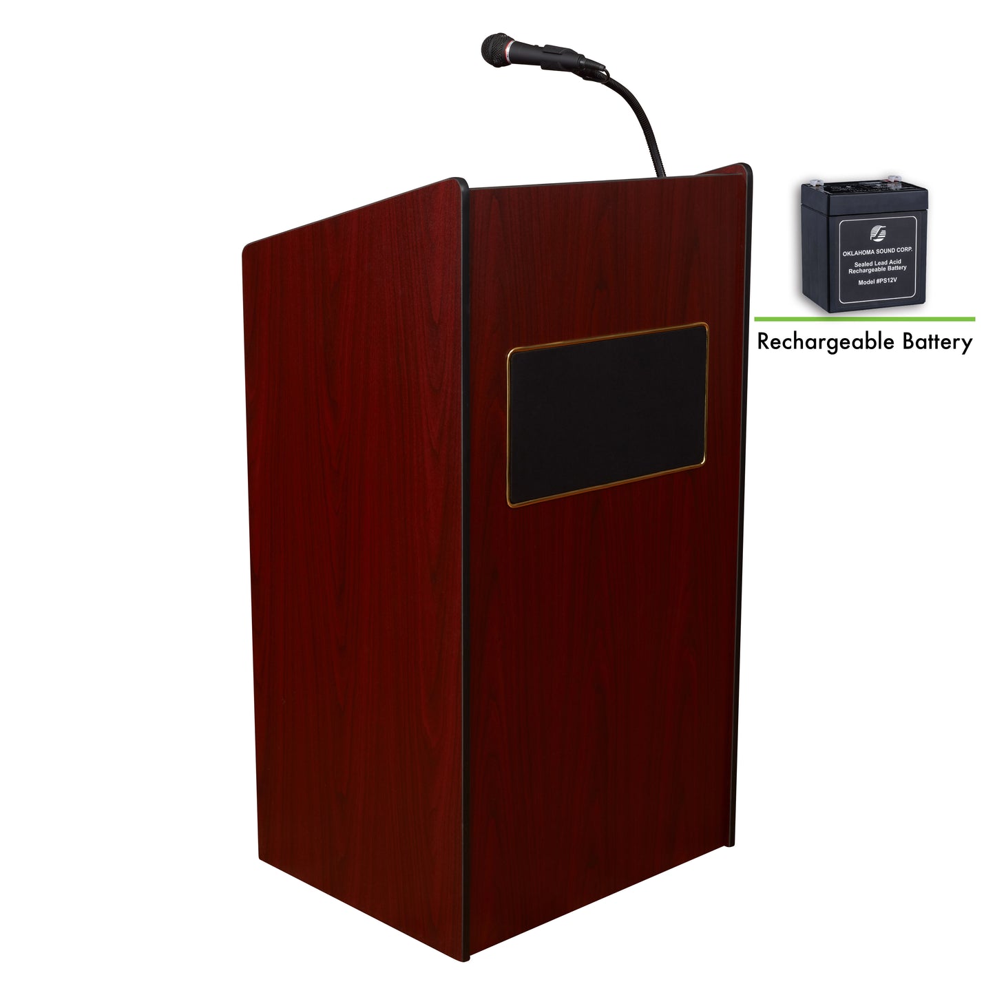 Aristocrat Floor Sound Lectern and Rechargeable Battery