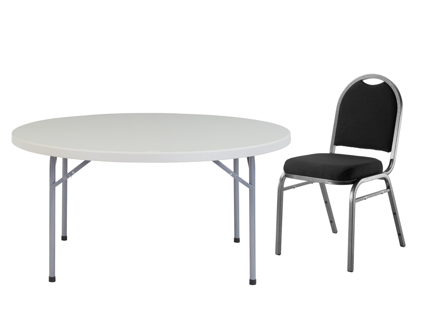 Round Tables & Banquet Chairs