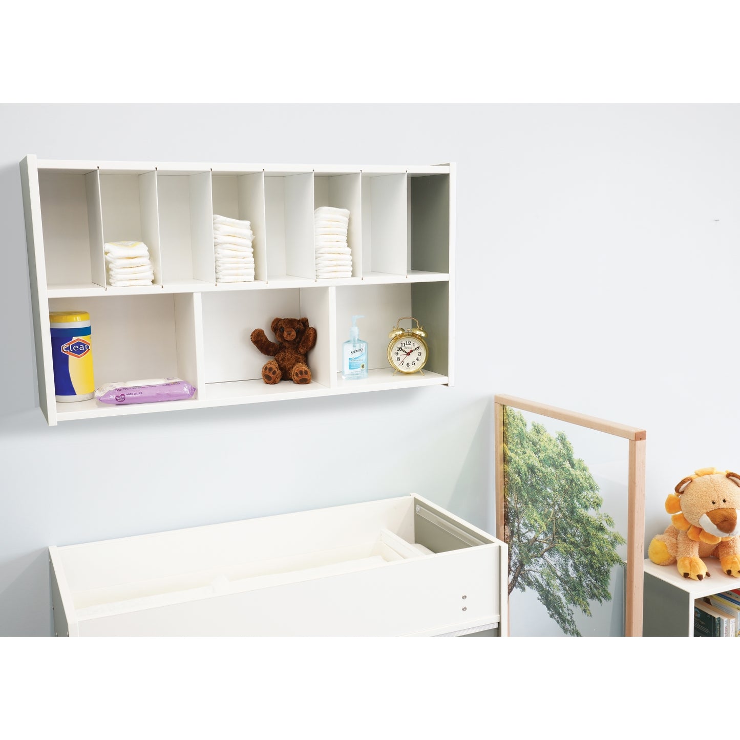 Harmony Wall Mount Diaper Supply Cabinet