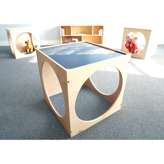 Toddler Acrylic Sky Top Play House Cube