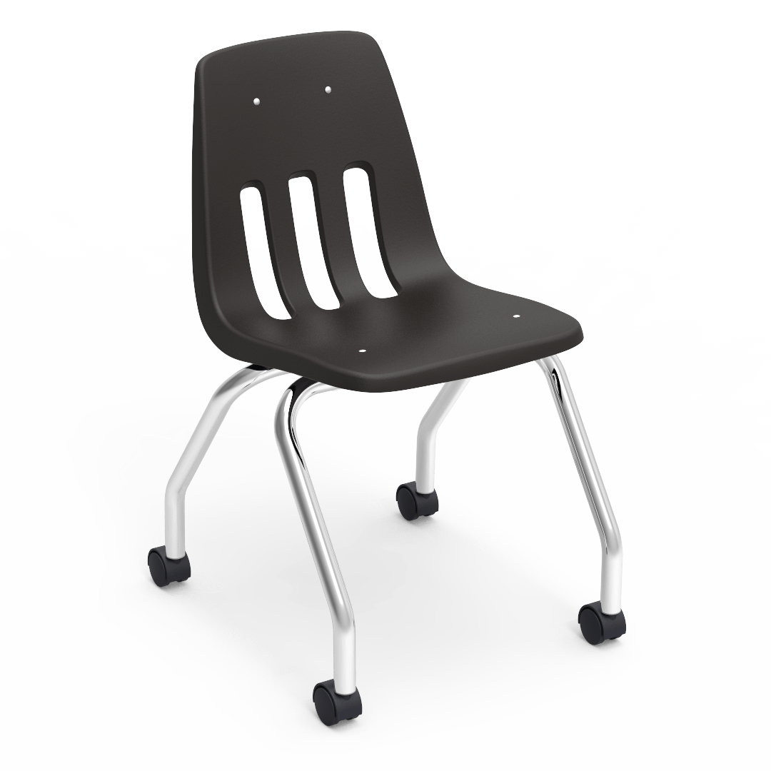 9000 Series Chairs with Casters (Pack of 2)