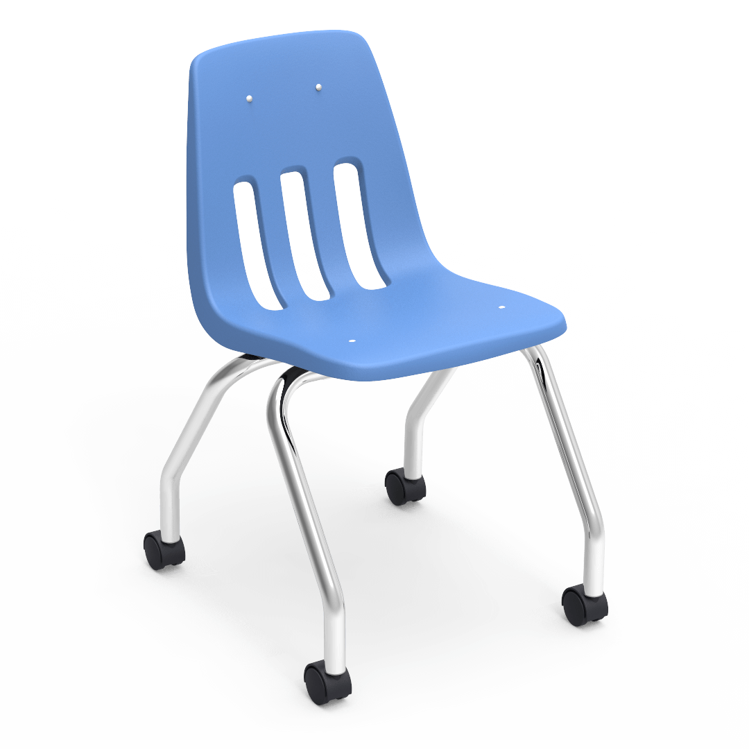 9000 Series Chairs with Casters (Pack of 2)