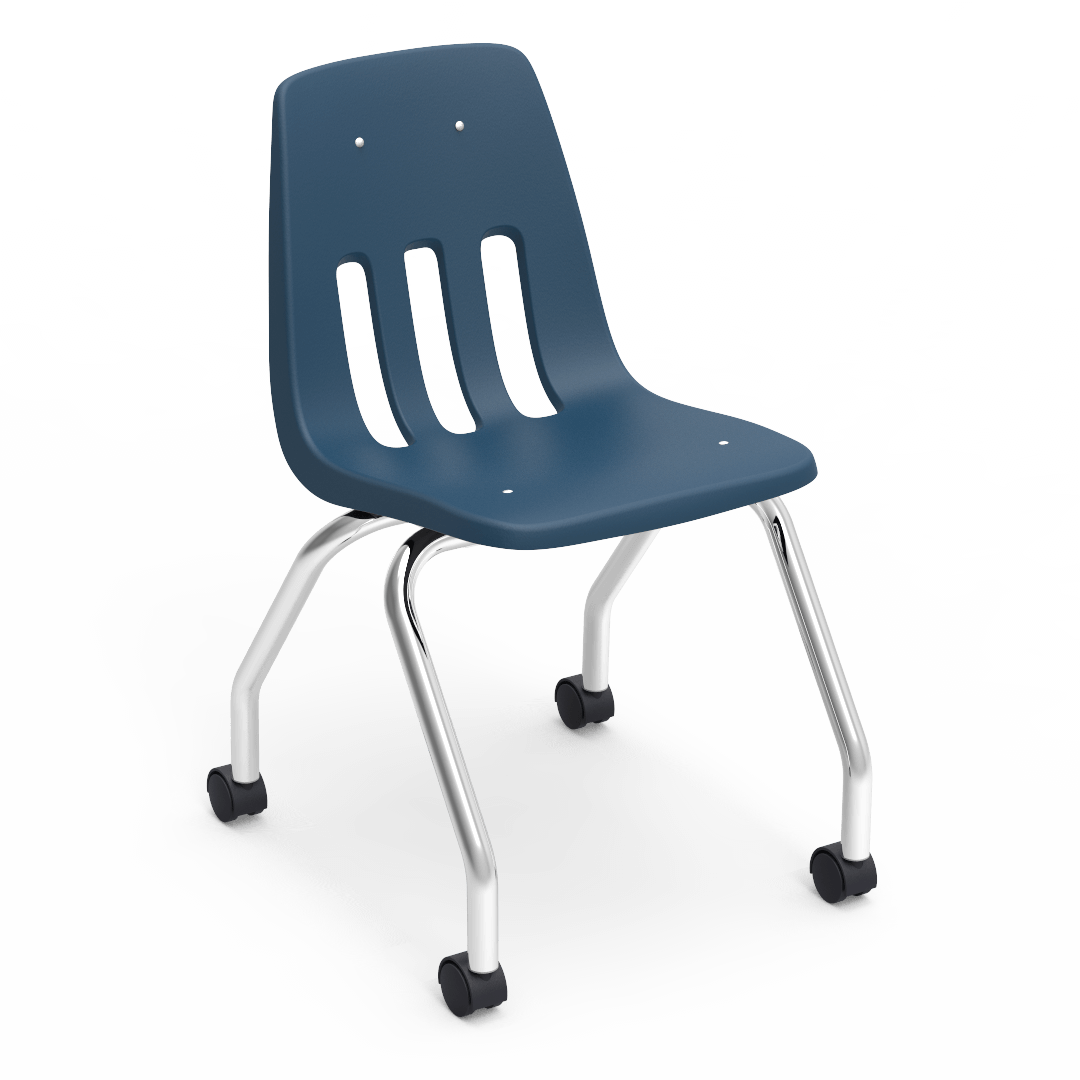 9000 Series Chairs with Casters (Pack of 2)