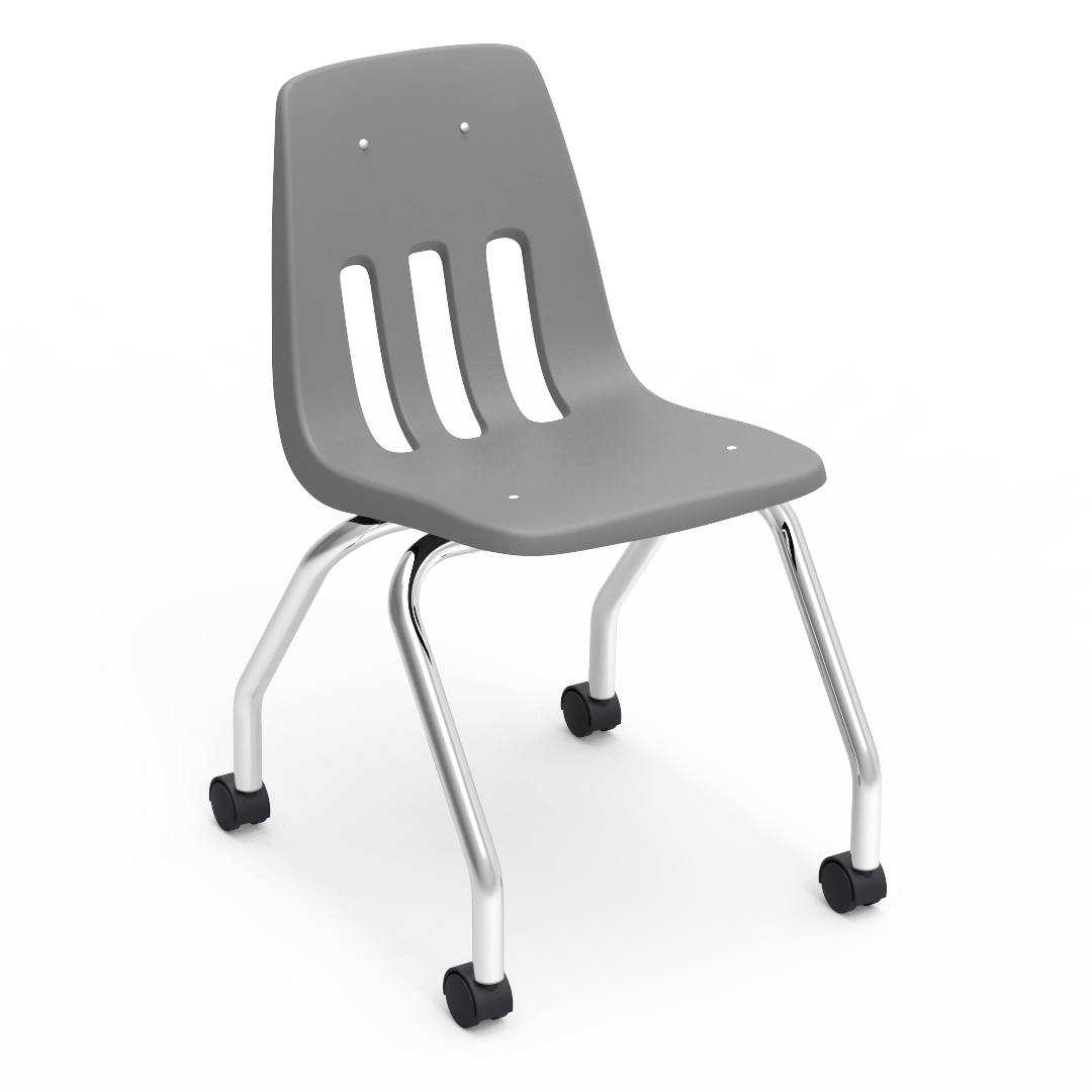 9000 Series Chairs with Casters (Pack of 2)