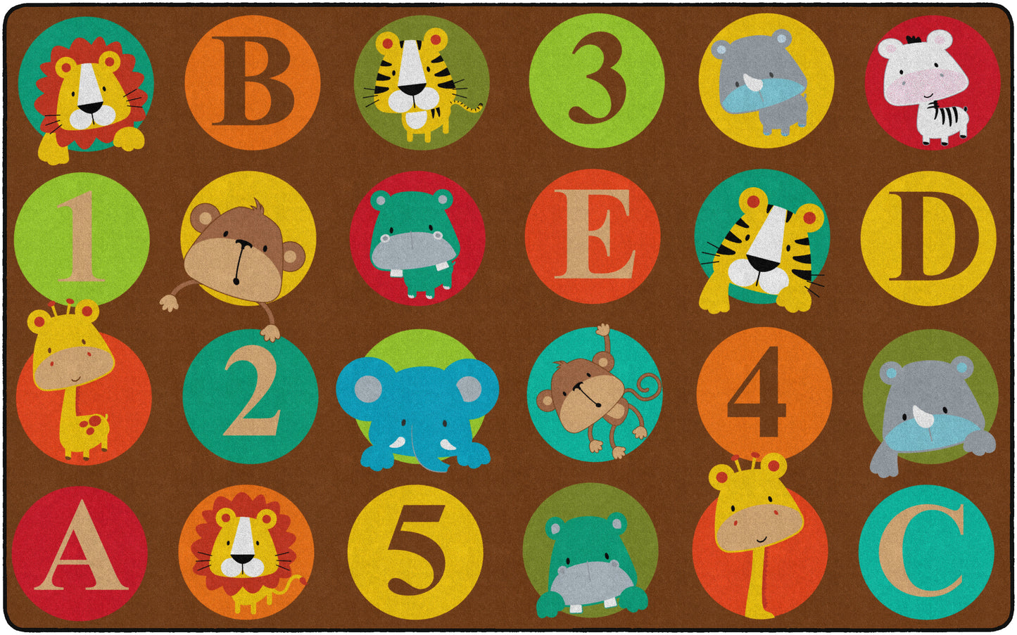 ABC AND 123 ANIMALS (DARK) (Seats 20)