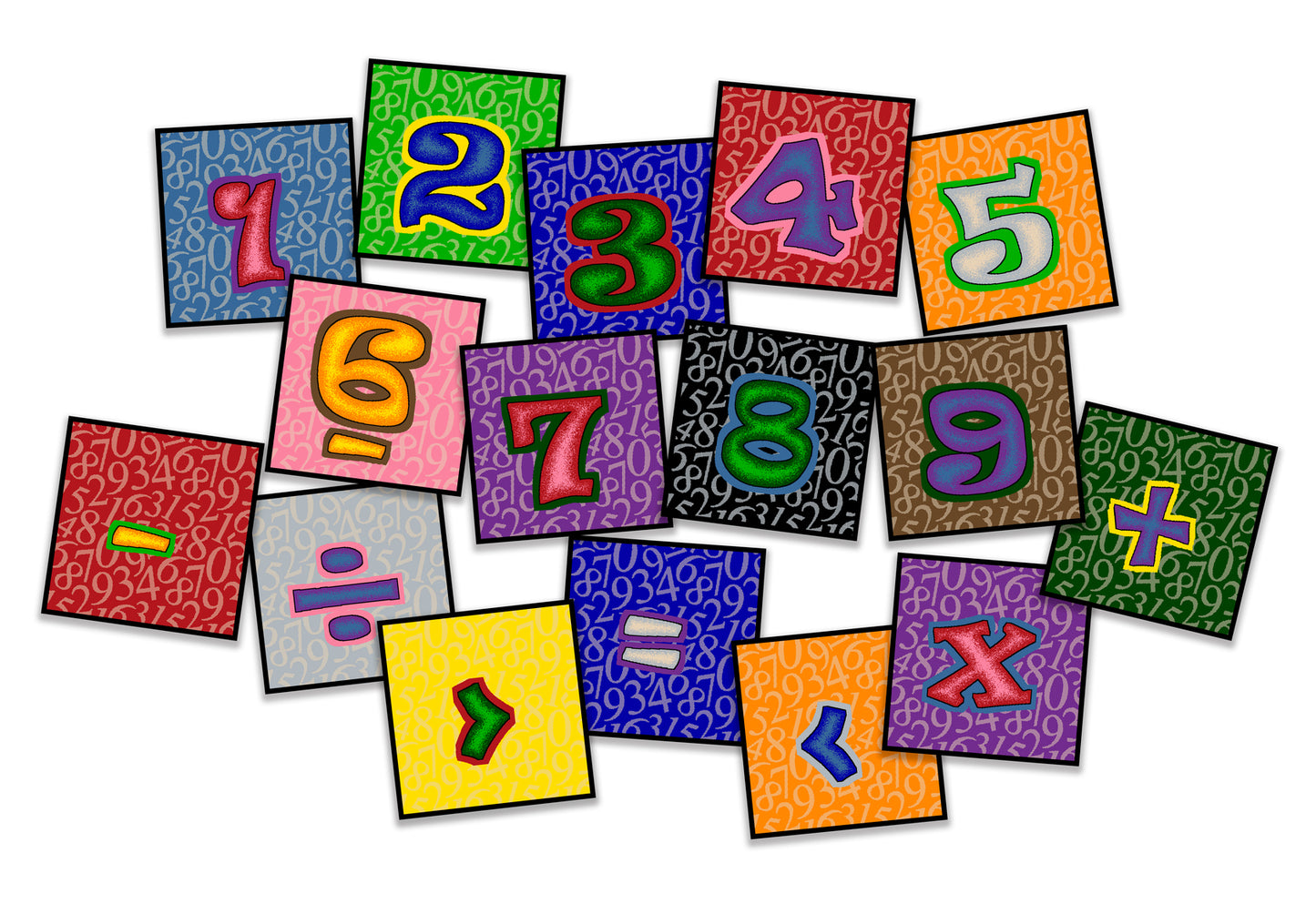 MATHEMATIC SQUARES(SET OF 16)