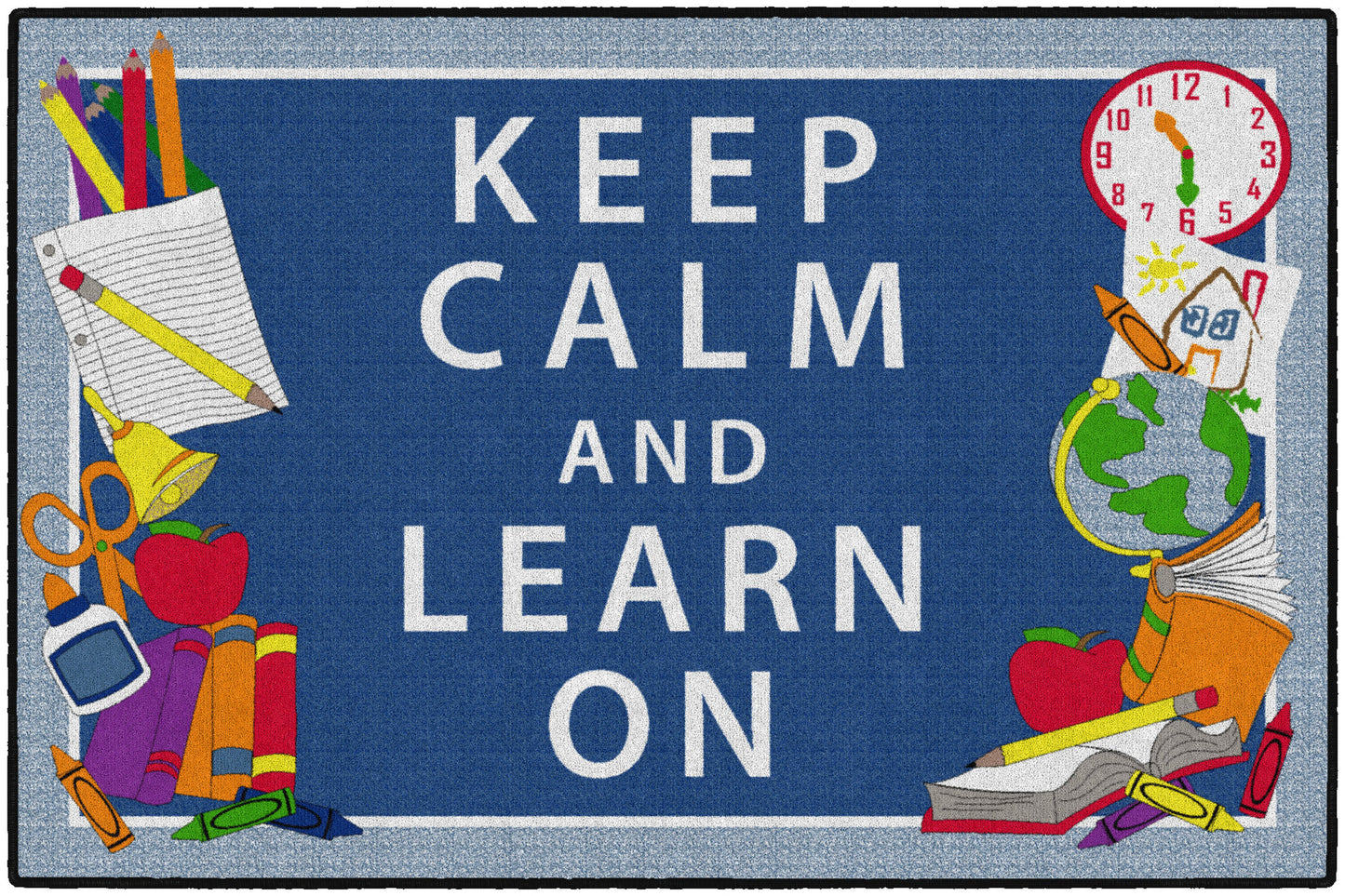 KEEP CALM & LEARN ON - BLUE