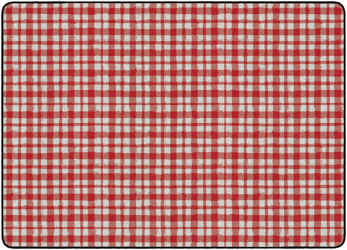 WATERCOLOR GINGHAM RED