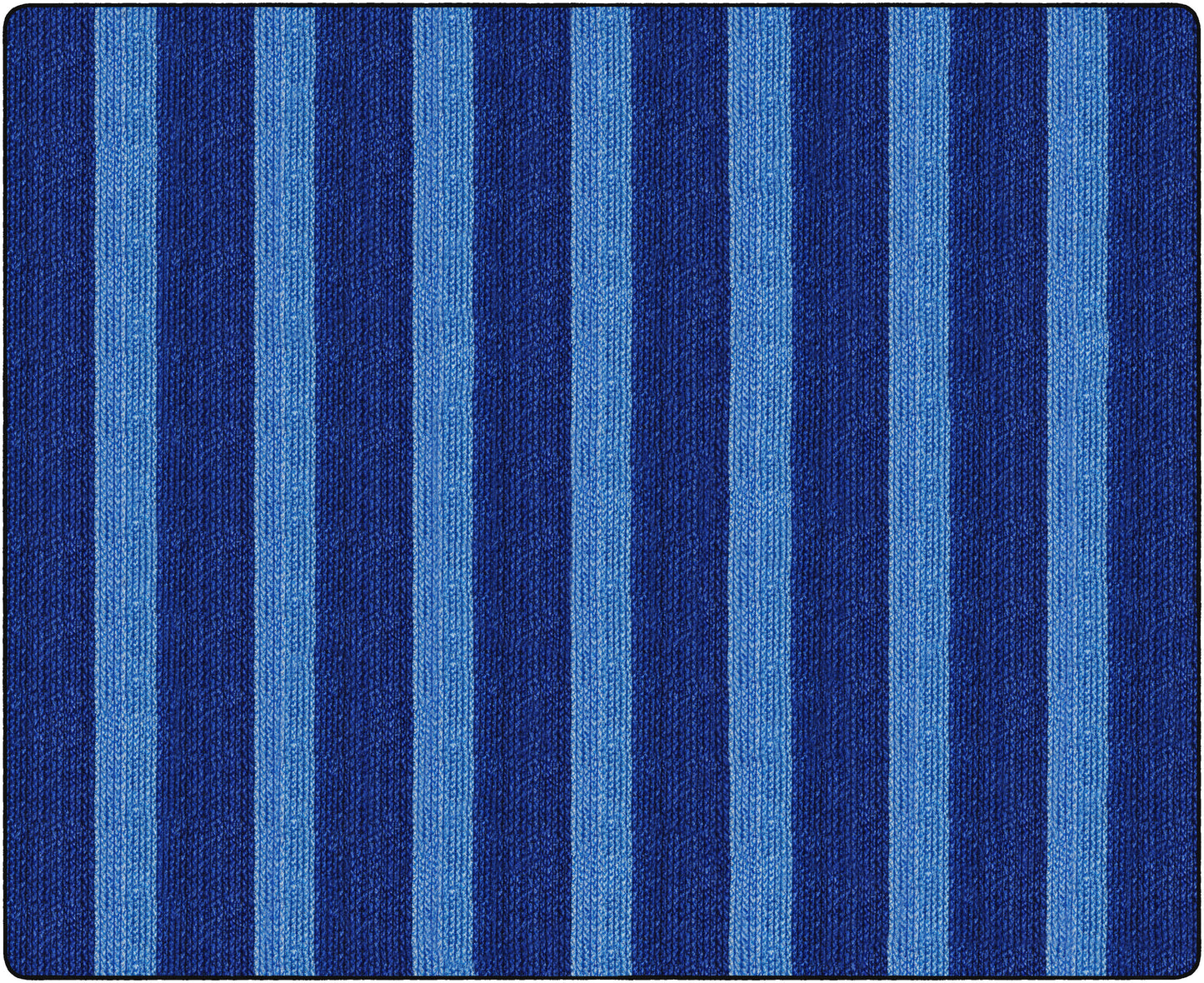 COZY BASKETWEAVE STRIPES/BLUE