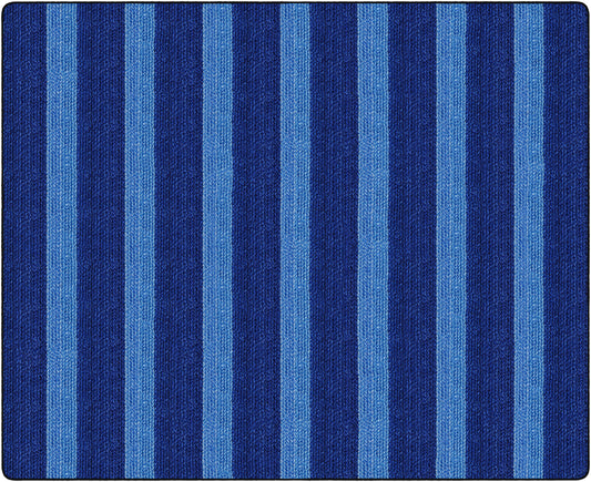 COZY BASKETWEAVE STRIPES/BLUE