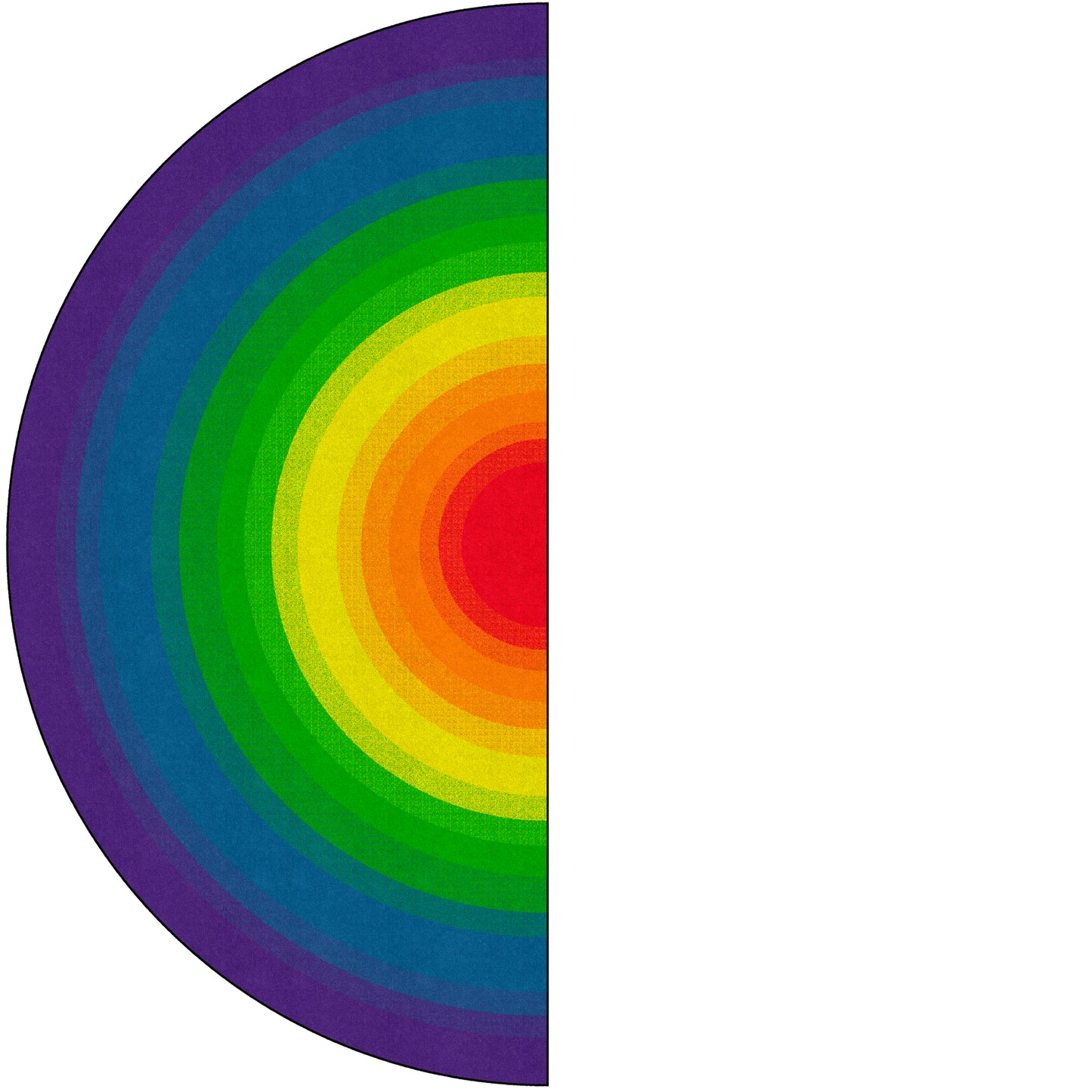 RAINBOW HALF CIRCLE