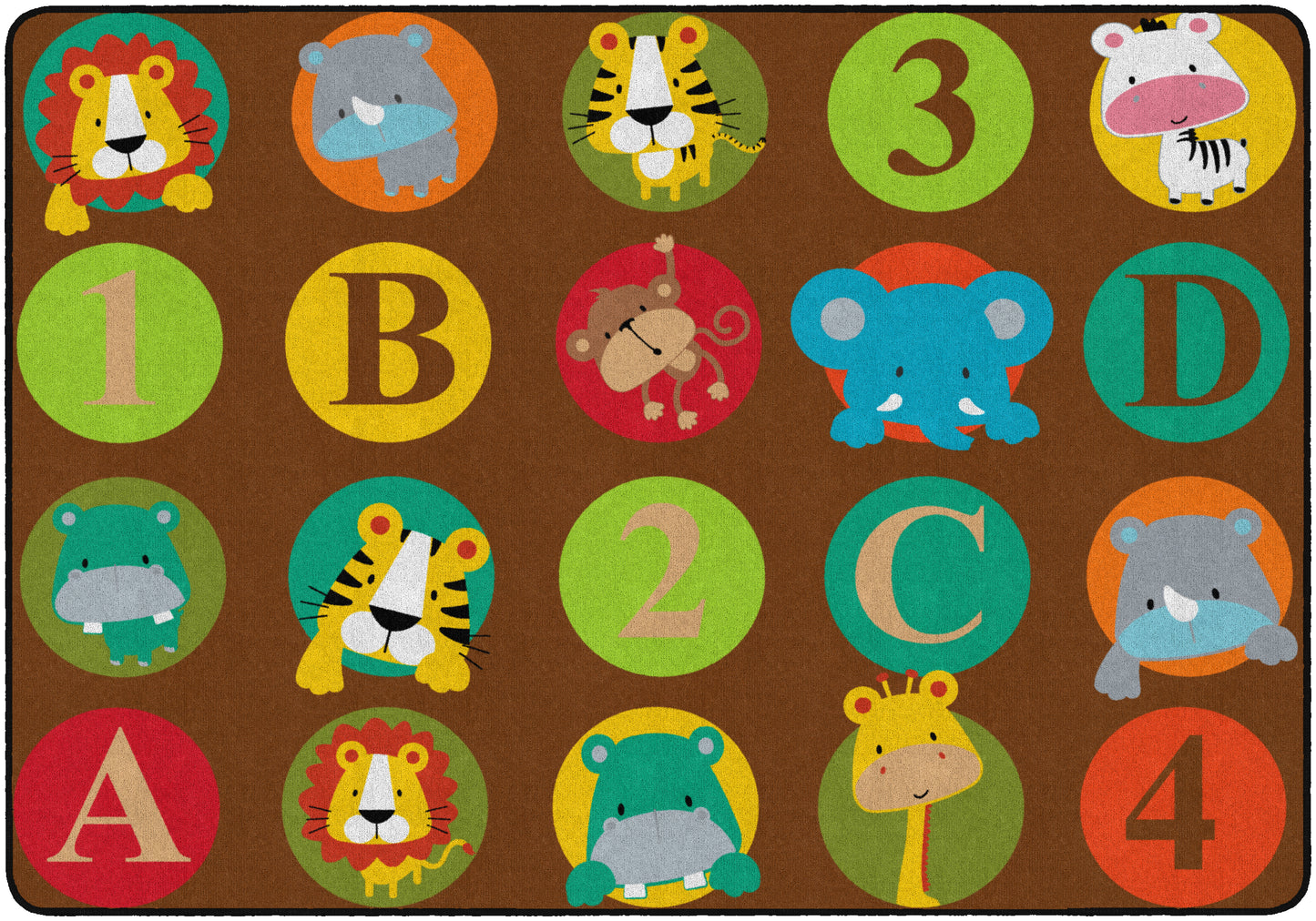 ABC AND 123 ANIMALS (DARK) (Seats 20)