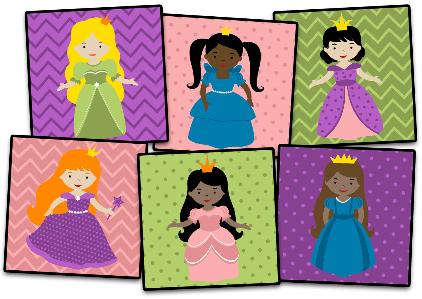 PRINCESS SEATING (SET OF 6)