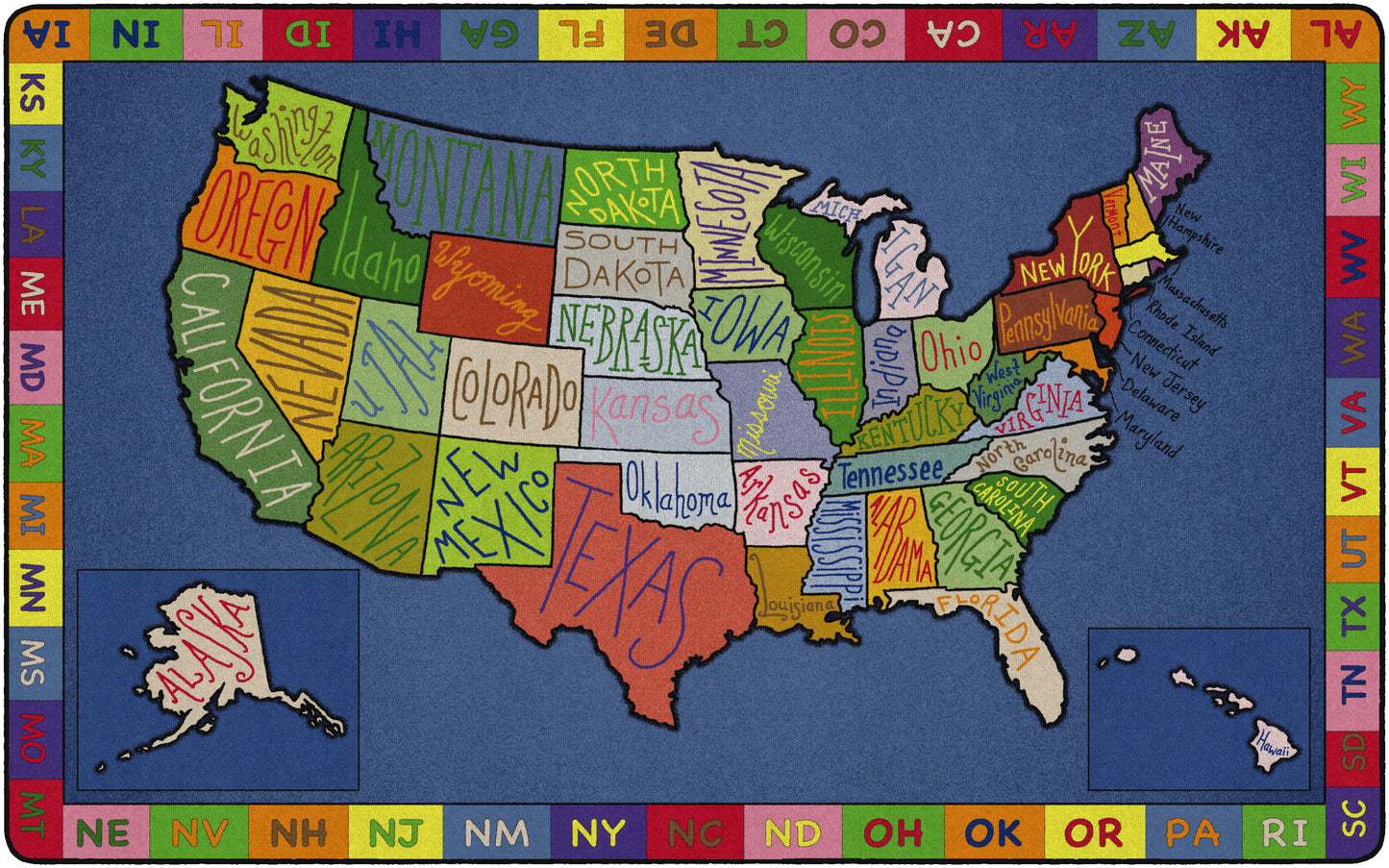 MY AMERICA DOODLE MAP