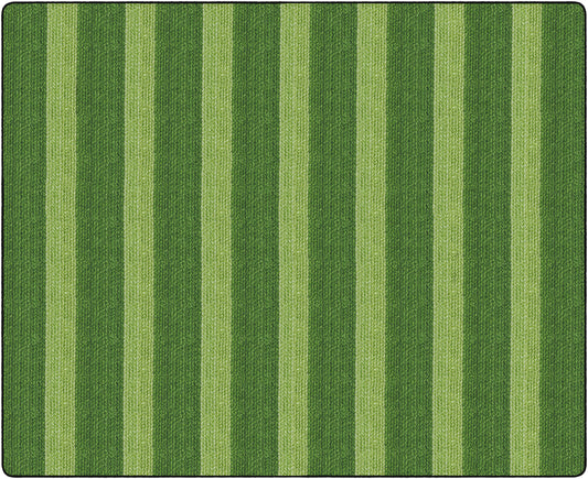 COZY BASKETWEAVE STRIPES/GREEN