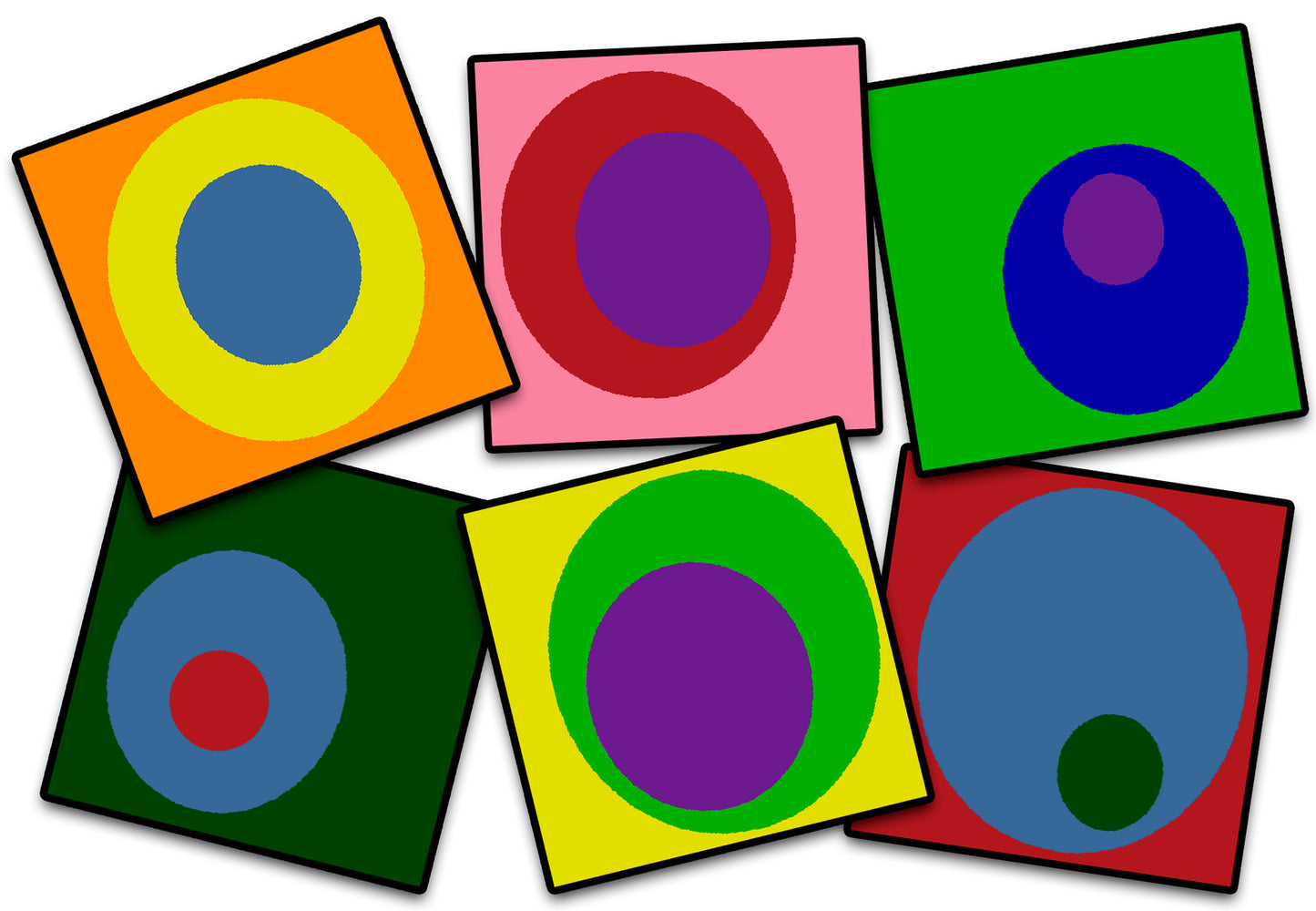 SILLY CIRCLES PRIMARY (SET OF 6)