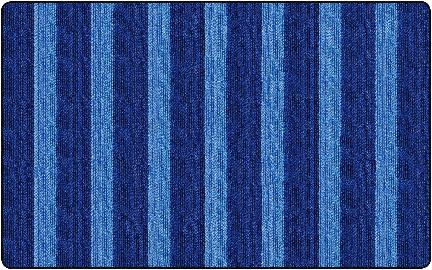 COZY BASKETWEAVE STRIPES/BLUE