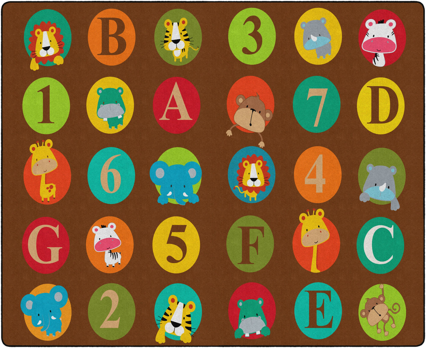 ABC AND 123 ANIMALS (DARK) (Seats 20)