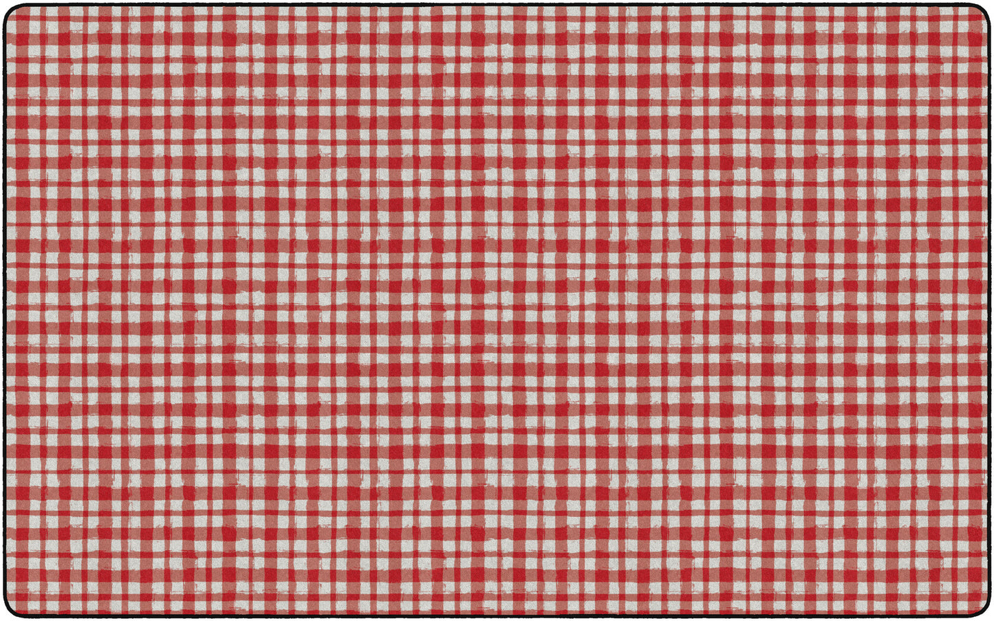 WATERCOLOR GINGHAM RED