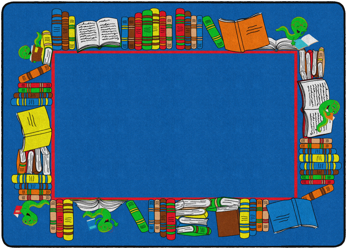 BOOK WORM BORDER