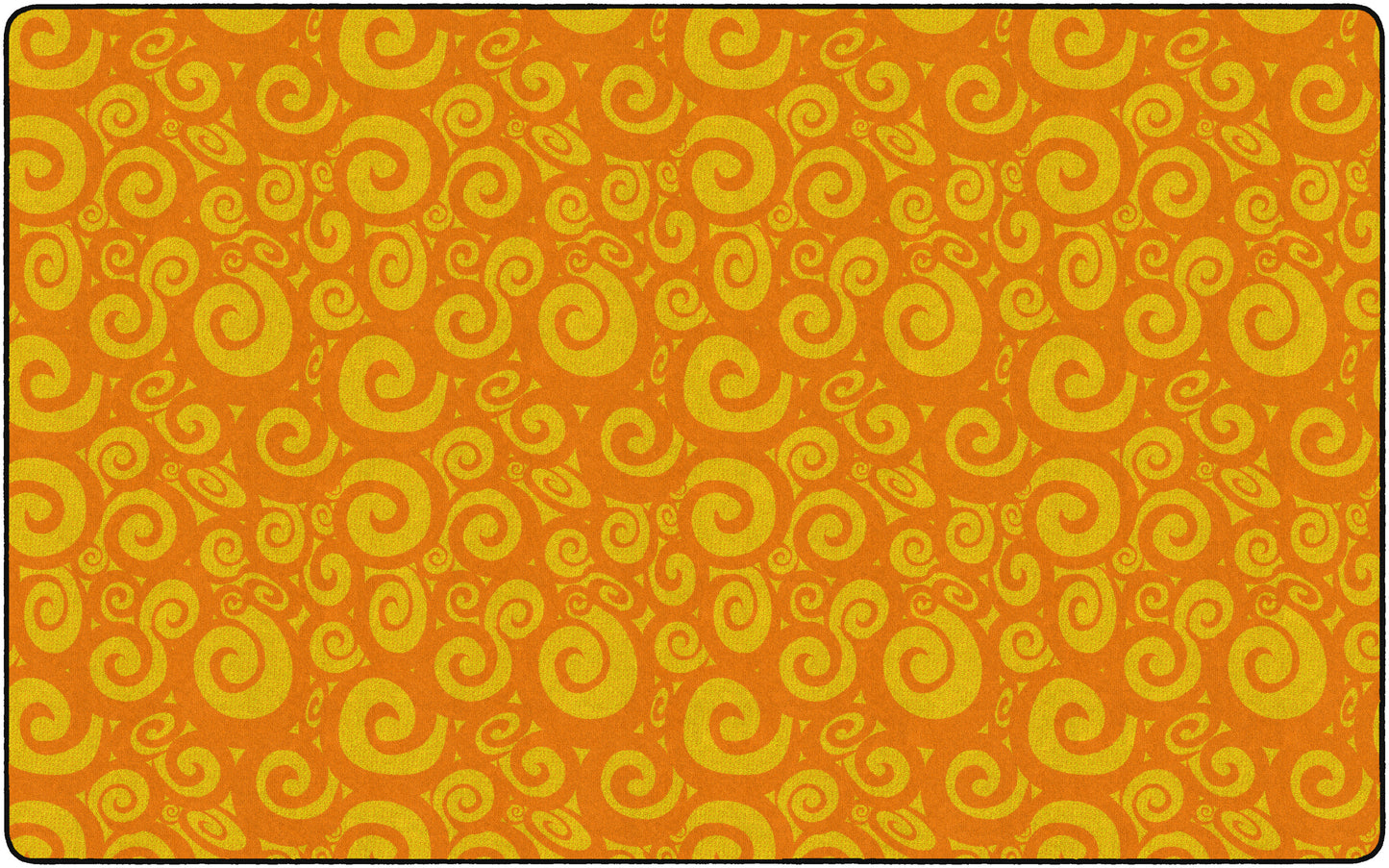 SWIRL TONE ON TONE ORANGE