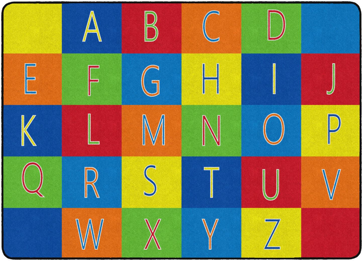 ALPHABET SEATING SQUARES (SET OF 26)