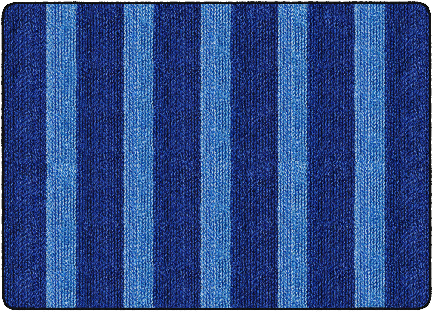 COZY BASKETWEAVE STRIPES/BLUE