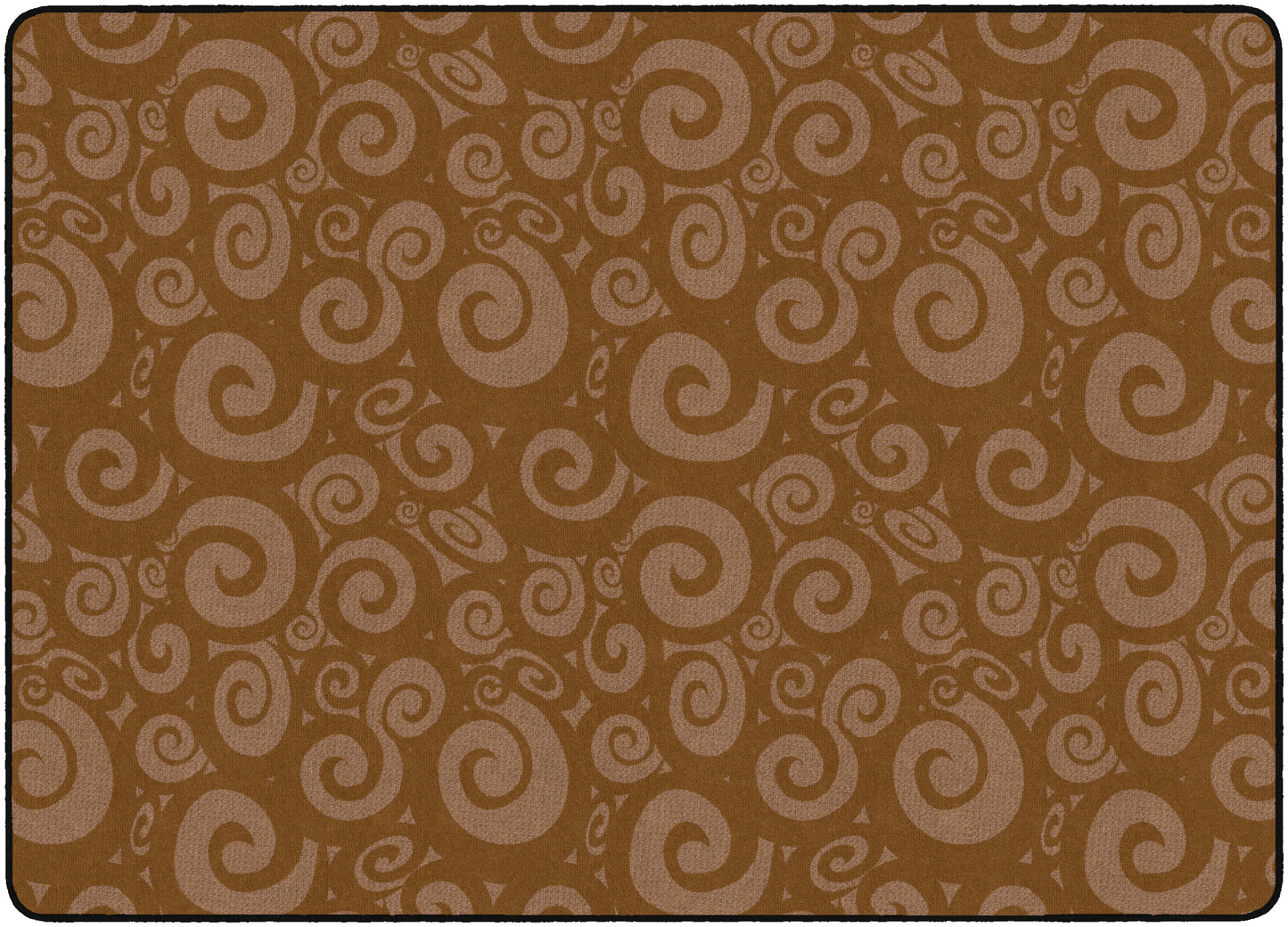 SWIRL TONE ON TONE CHOCOLATE