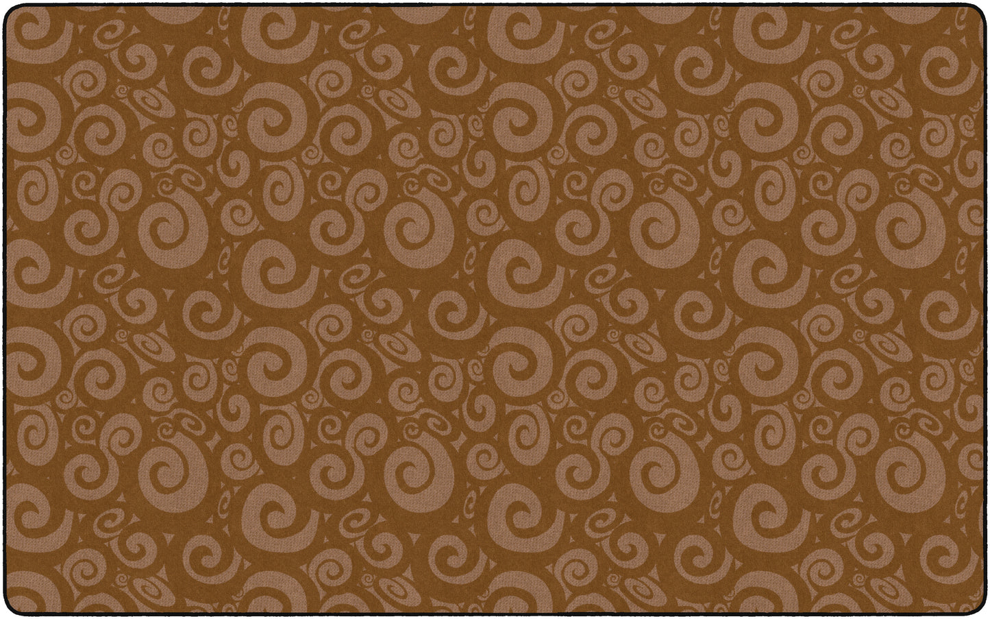 SWIRL TONE ON TONE CHOCOLATE