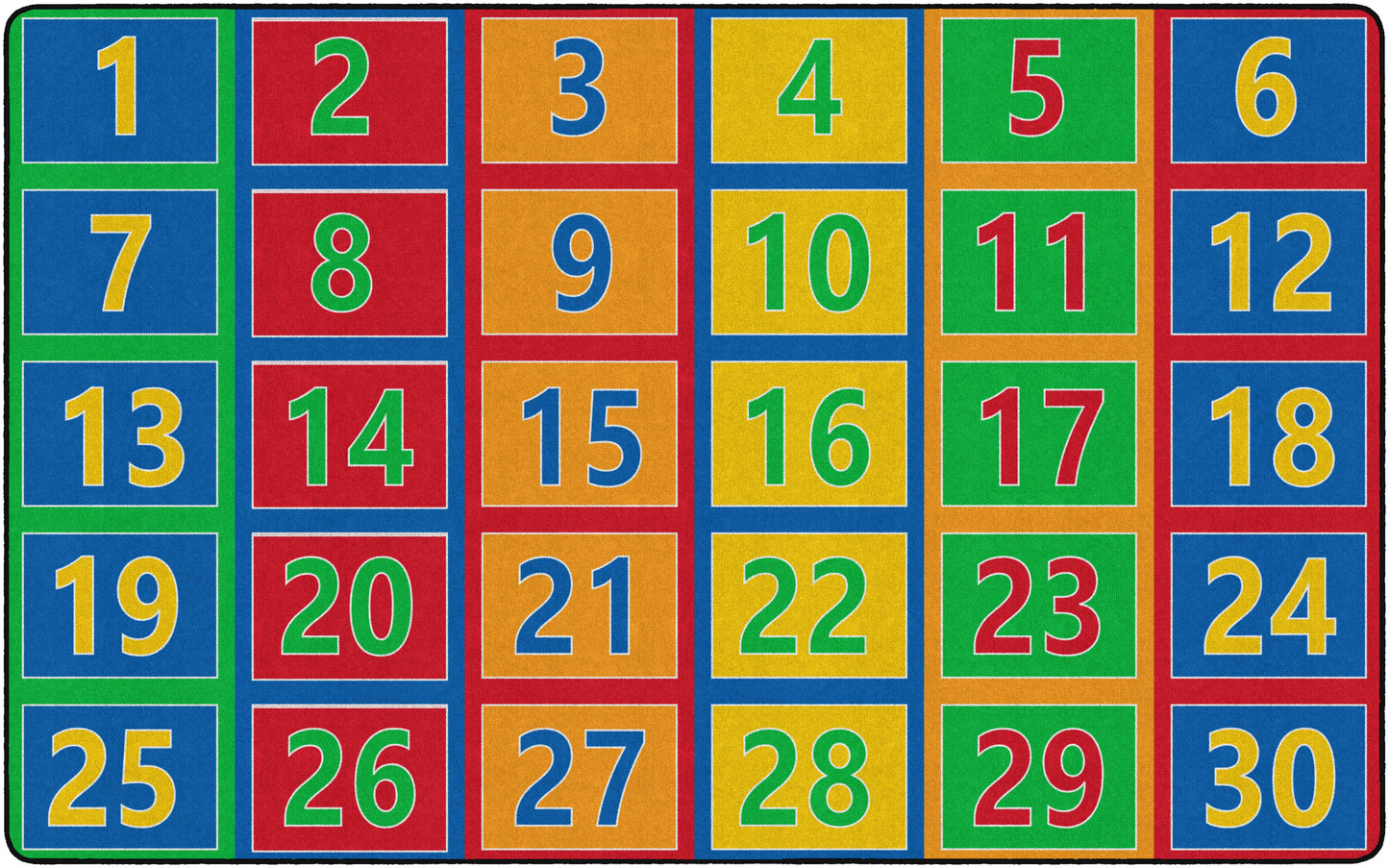 NUMBER ROWS 123'S SEATS 30 PRIMARY